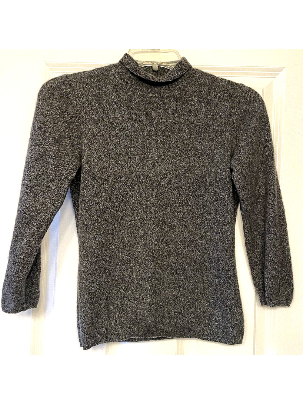 INC International Concepts 100% Cashmere 3/4 Sleeve Turtleneck Sweater, Women' M